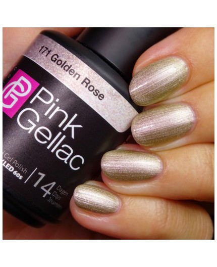Pink Gellac 171 Golden Rose Color Esmalte Gel Permanente Pink Gellac 171 Golden Rose Color Esmalte Gel Permanente