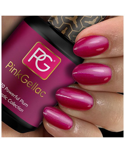 Pink Gellac 170 Powerful Plum Color Gel Permanente Pink Gellac 170 Powerful Plum Color Gel Permanente
