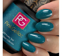 ¡Consigue un estilo súper funky con el color de esmalte de uñas permanente 207 Funky Teal!