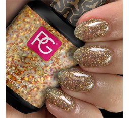 Pink Gellac 236 Gossip Gold un esmalte para hacer resaltar tu manicura.