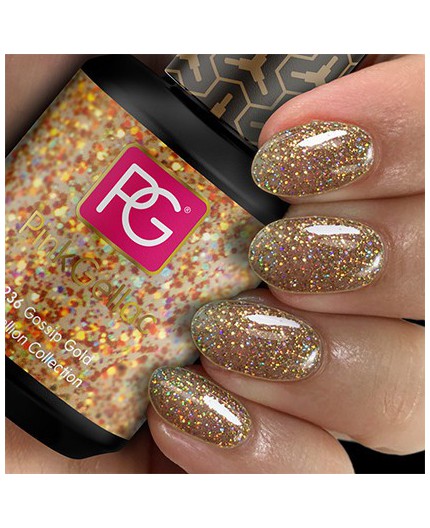 Pink Gellac 236 Gossip Gold Color Esmalte Gel Permanente Pink Gellac 236 Gossip Gold Color Esmalte Gel Permanente