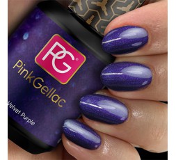 El esmalte 119 Velvet Purple de Pink Gellac es de un elegante color violeta con un sutil efecto perla