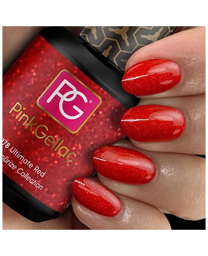 Pink Gellac 178 Ultimate Red Color Esmalte Gel Permanente Pink Gellac 178 Ultimate Red Color Esmalte Gel Permanente