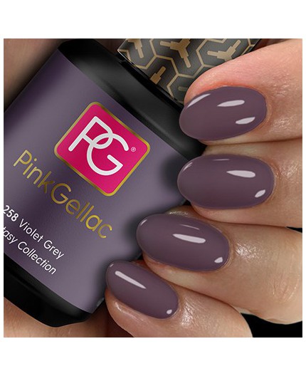 Pink Gellac 258 Violet Grey Color Esmalte Gel Permanente Pink Gellac 258 Violet Grey Color Esmalte Gel Permanente