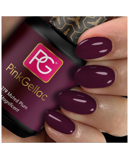 Pink Gellac 279 Muted Plum Color Esmalte Gel Permanente Pink Gellac 279 Muted Plum Color Esmalte Gel Permanente