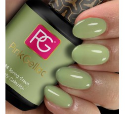 Nuevo color de Pink Gellac verde primavera - esmalte en gel permanente