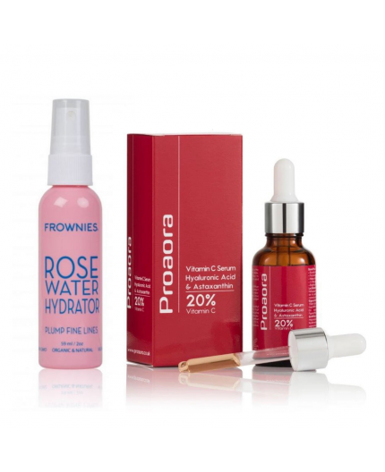 Tónico Agua de Rosas + Serum Proaora Tónico Agua de Rosas + Serum Proaora
