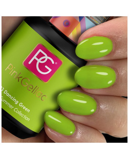Pink Gellac 293 Dancing Green color esmalte gel permanente Pink Gellac 293 Dancing Green color esmalte gel permanente