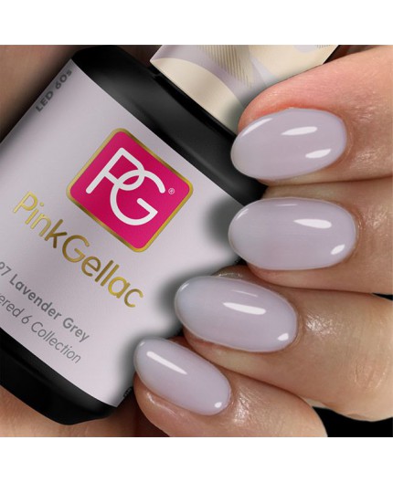 Pink Gellac 297 Lavender Grey color esmalte gel permanente Pink Gellac 297 Lavender Grey color esmalte gel permanente