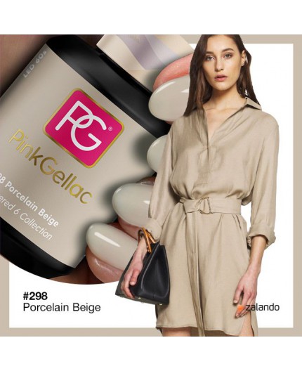 Pink Gellac 298 Porcelain Beige color esmalte gel permanente Pink Gellac 298 Porcelain Beige color esmalte gel permanente