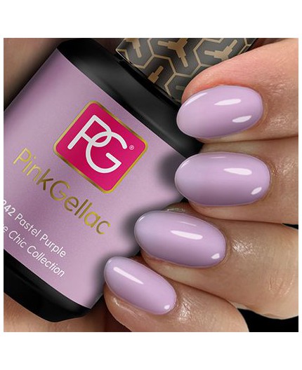 Pink Gellac 242 Pastel Purple Color Esmalte Permanente