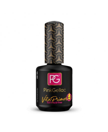 Vita Primer para uñas dañadas, débiles y quebradizas de Pink Gellac Vita Primer para uñas dañadas, débiles y quebradizas de Pink Gellac