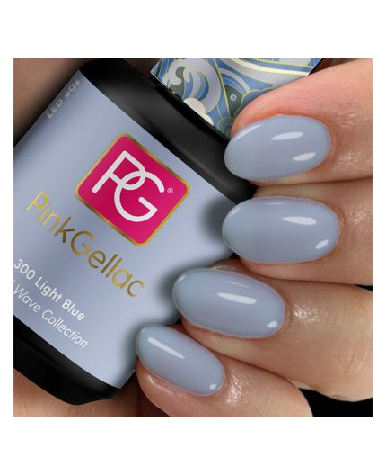Pink Gellac 300 Light Blue Color Esmalte Gel Permanente Pink Gellac 300 Light Blue Color Esmalte Gel Permanente