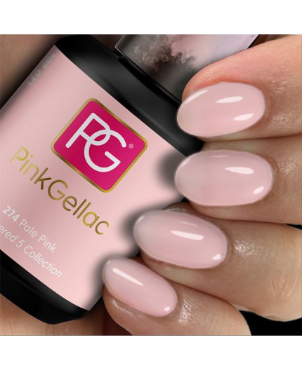 Pink Gellac 274 Pale Pink Rosa Color Esmalte Gel Permanente Pink Gellac 274 Pale Pink Rosa Color Esmalte Gel Permanente