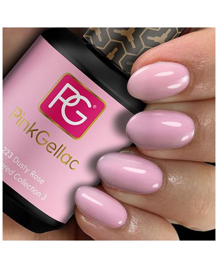 Pink Gellac 223 Dusty Rose Rosa Color Gel Permanente Pink Gellac 223 Dusty Rose Rosa Color Gel Permanente