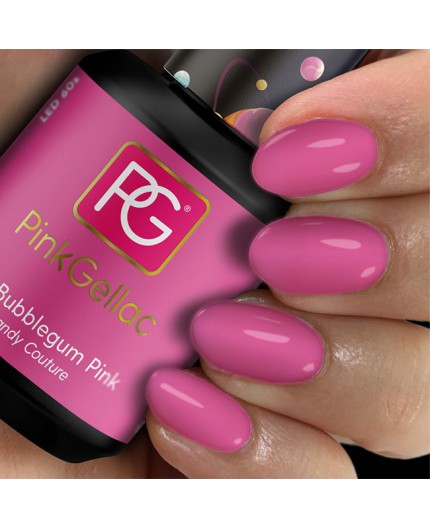Pink Gellac 212 Bubblegum Pink Rosa Color Esmalte Gel Permanente Pink Gellac 212 Bubblegum Pink Rosa Color Esmalte Gel Permanente