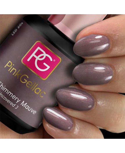 Pink Gellac 225 Shimmery Mauve Malva Color Esmalte Gel Permanente Pink Gellac 225 Shimmery Mauve Malva Color Esmalte Gel Permanente