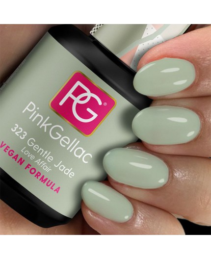 Pink Gellac 323 Gentle Jade Color Esmalte Gel Permanente Pink Gellac 323 Gentle Jade Color Esmalte Gel Permanente