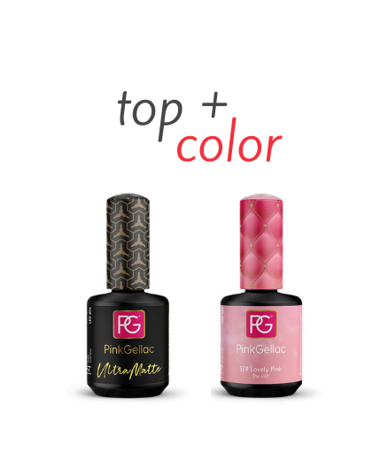 Top Ultra Matte + Color 179 Lovely Pink Top Ultra Matte + Color 179 Lovely Pink