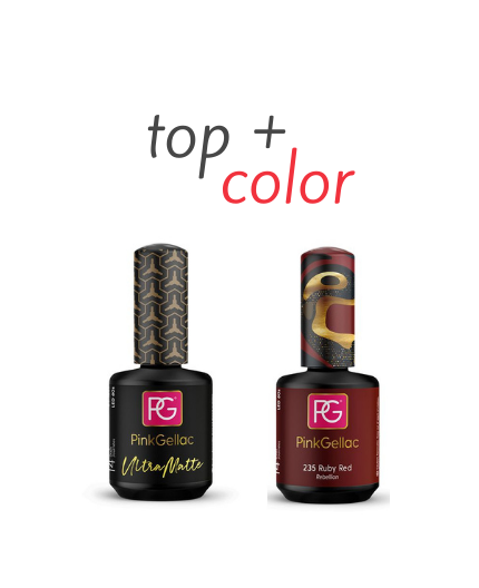 Top Ultra Matte + Color 235 Berry Red Top Ultra Matte + Color 235 Berry Red