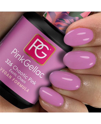 Pink Gellac 326 Chaotic Pink Rosa Color esmalte gel permanente Pink Gellac 326 Chaotic Pink Rosa Color esmalte gel permanente