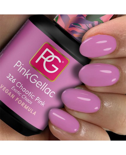 Pink Gellac 326 Chaotic Pink Rosa Color esmalte gel permanente