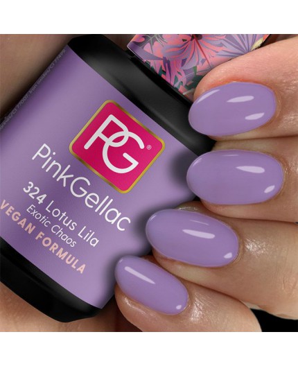 Pink Gellac 324 Lotus Lila Esmalte en Gel Permamente Pink Gellac 324 Lotus Lila Esmalte en Gel Permamente