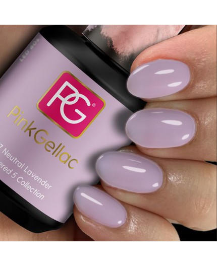 Pink Gellac 277 Neutral Lavender Lavanda Color Esmalte Gel Permanente Pink Gellac 277 Neutral Lavender Lavanda Color Esmalte Gel Permanente