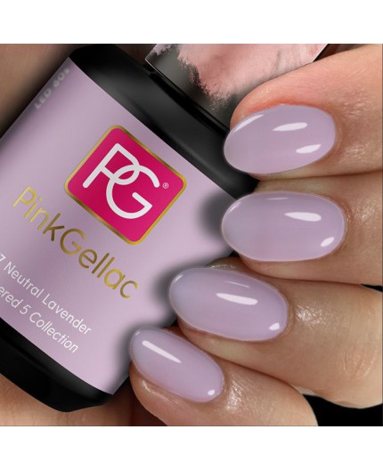 Pink Gellac 277 Neutral Lavender Lavanda Color Esmalte Gel Permanente