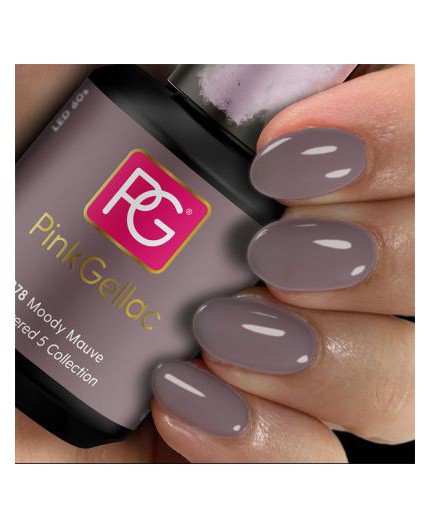 Pink Gellac 278 Moody Mauve Malva Color Esmalte Gel Permanente Pink Gellac 278 Moody Mauve Malva Color Esmalte Gel Permanente