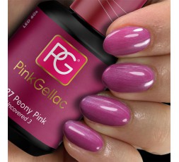 Pink Gellac 227 Peony Pink es un color rosa oscuro. Muy alegre y llamativo que se lleva durante todas las temporadas.