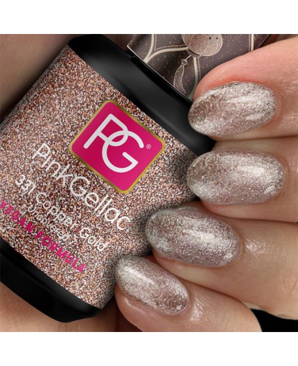 Pink Gellac 331 Copper Gold Color esmalte gel permanente Pink Gellac 331 Copper Gold Color esmalte gel permanente