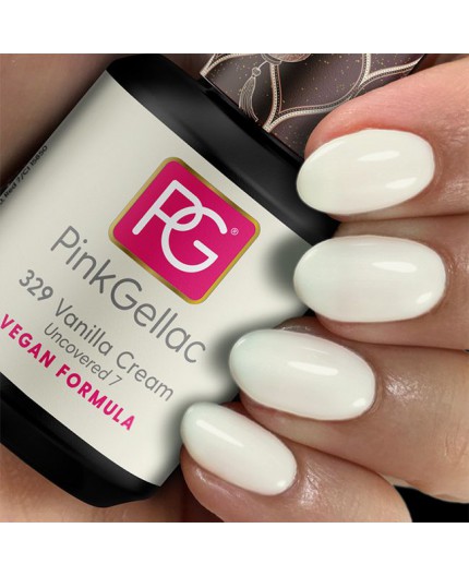 Pink Gellac 329 Vanilla Cream Crema Color Esmalte Gel Permanente Pink Gellac 329 Vanilla Cream Crema Color Esmalte Gel Permanente