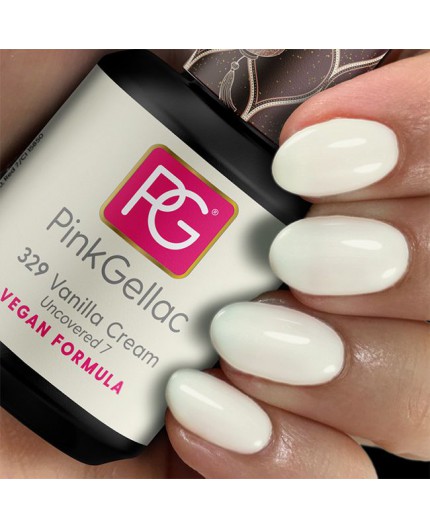 Pink Gellac 329 Vanilla Cream Crema Color Esmalte Gel Permanente