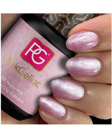 Pink Gellac 237 Pearly Pink Color Gel Permanente Pink Gellac 237 Pearly Pink Color Gel Permanente