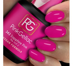 Atrévete con el rosa 343 Sapphire Pink y tus uñas no pasarán desapercibidas.
