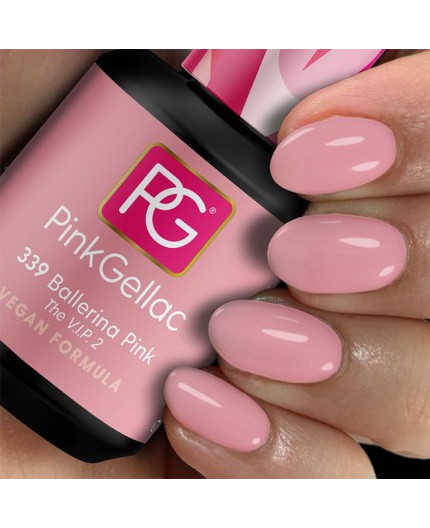 Pink Gellac 339 Ballerina Pink Color Esmalte Gel Permanente