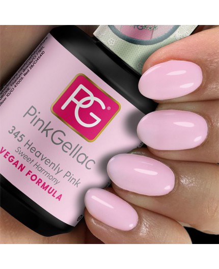 Pink Gellac 345 Heavenly Pink Color Esmalte Gel Permanente