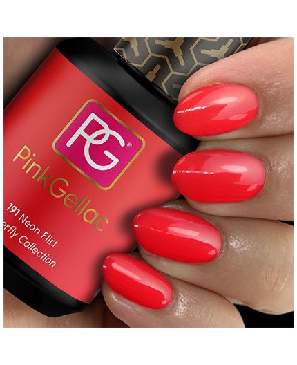 Pink Gellac 191 Neon Flirt Color de pintauñas permanente Pink Gellac 191 Neon Flirt Color de pintauñas permanente
