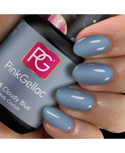 Pink Gellac 215 Cloudy Blue Azul Color Esmalte Gel Permanente