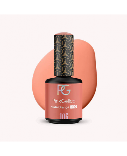 Pink Gellac 106 Nude Orange Color Esmalte Gel Permanente Pink Gellac 106 Nude Orange Color Esmalte Gel Permanente