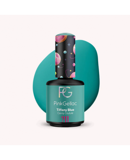 Pink Gellac 211 Tiffany Blue Azul Color Esmalte Gel Permanente Pink Gellac 211 Tiffany Blue Azul Color Esmalte Gel Permanente