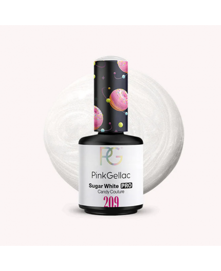 Pink Gellac 209 Sugar White Color esmalte gel permanente Pink Gellac 209 Sugar White Color esmalte gel permanente