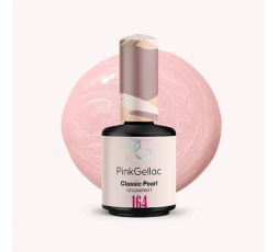 Pink Gellac 164 Classic Pearl es el tono nude más claro de esta colección, este color tiene un brillo de nácar con clase.