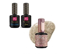 Pack Ahorro con básicos y Golden Glam. Esmalte brillante semipermanente de Calidad Profesional.