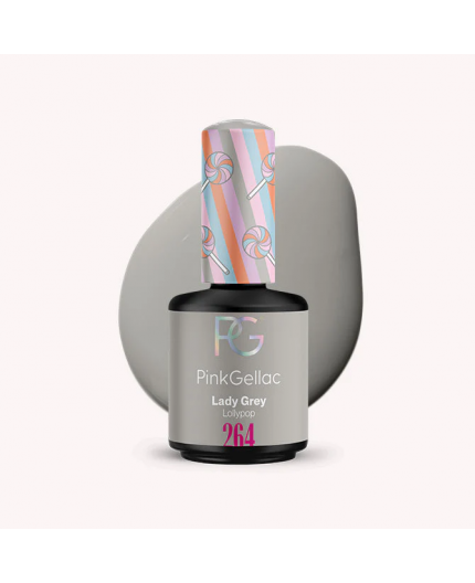 Pink Gellac 264 Lady Grey Gris Color Esmalte Gel Permanente Pink Gellac 264 Lady Grey Gris Color Esmalte Gel Permanente