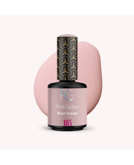 Pink Gellac 105 Blush Orange Rosa Color Esmalte en Gel Permanente Pink Gellac 105 Blush Orange Rosa Color Esmalte en Gel Permanente
