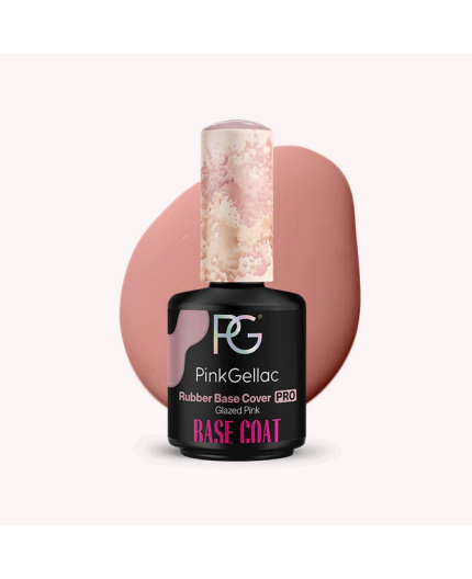 Base Rubber Base de Color Rosa Glazed Pink de Pink Gellac Base Rubber Base de Color Rosa Glazed Pink de Pink Gellac