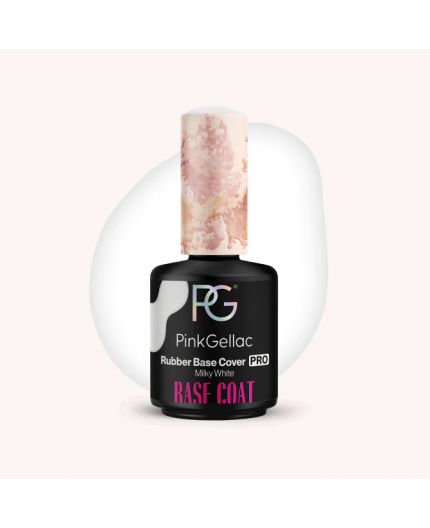 Base Rubber Base de Color Milky White de Pink Gellac Base Rubber Base de Color Milky White de Pink Gellac