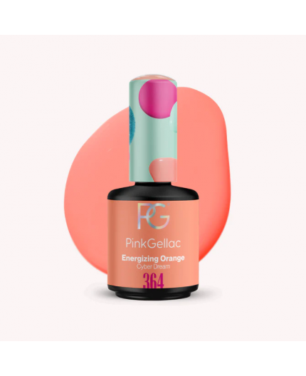 Pink Gellac 364 Energizing Orange Naranja Color Esmalte Gel Permanente Pink Gellac 364 Energizing Orange Naranja Color Esmalte Gel Permanente